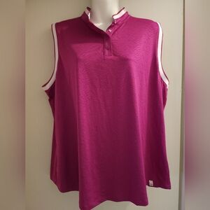Lady Hagen Sleeveless Golf Shirt. Size Xxl. NWT